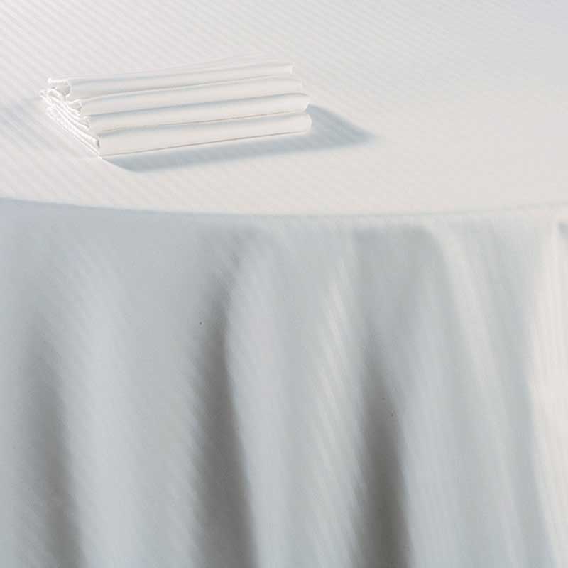 Nappe coton blanc 180 x 350 cm