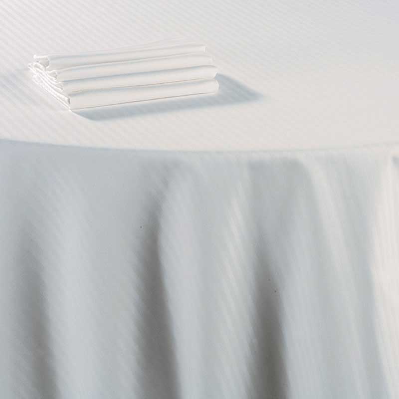 Nappe coton blanc 210 x 1200 cm