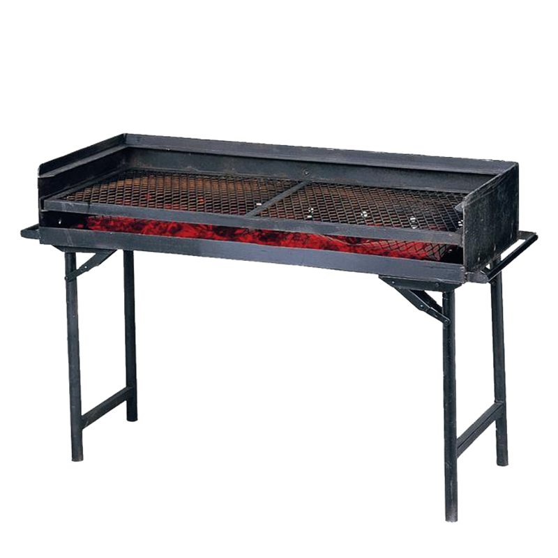 Holzkohle-Grill L 120 H 110 T 50 cm