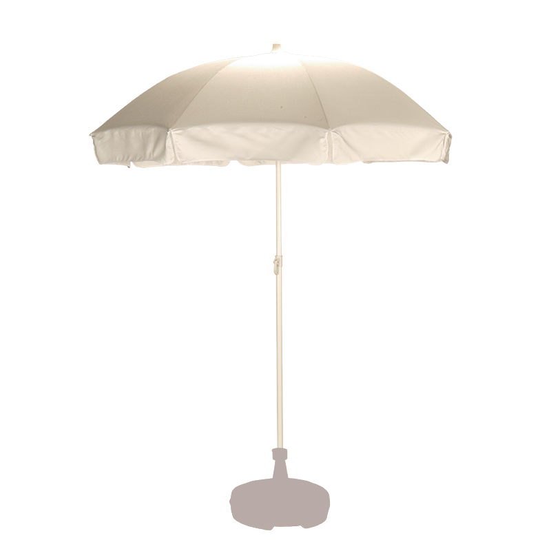 Vermietung Sonnenschirm weiss Ø 180 cm - Options