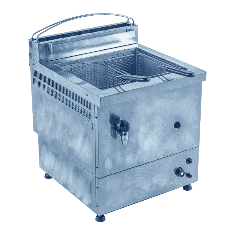 Doppel-Fritteuse 2x 7 Liter – Gas