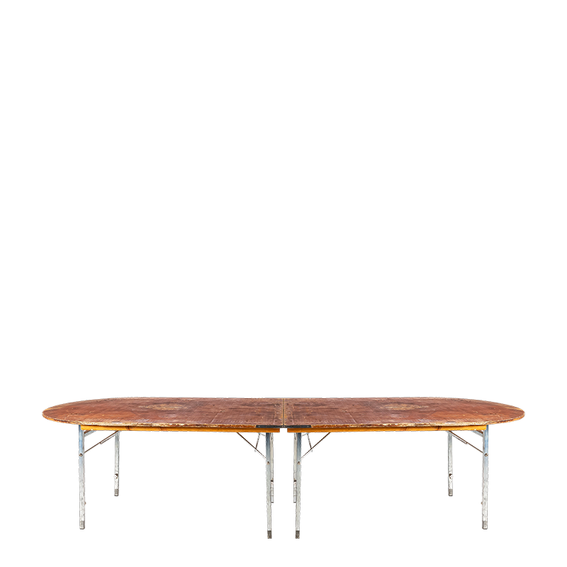 Tisch oval 100 x 300 cm