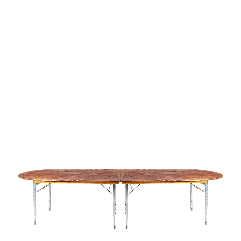 Table ovale 100 x 300 cm