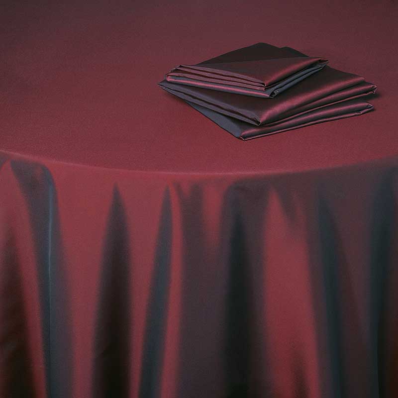 Serviette de table Toscane rouge Opéra 60 x 60 cm