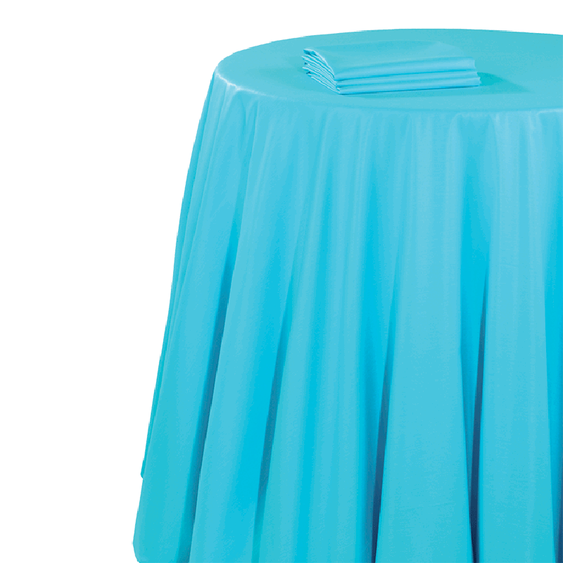 Nappe chintz turquoise 270 x 270 cm