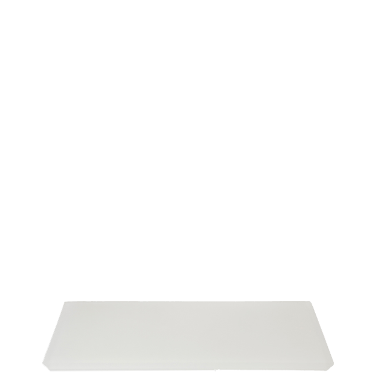 Tablett aus Kunstharz weiss 20 x 30 cm