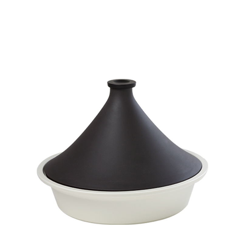 Cocotte Taj black and white Ø 32 cm 300 cl