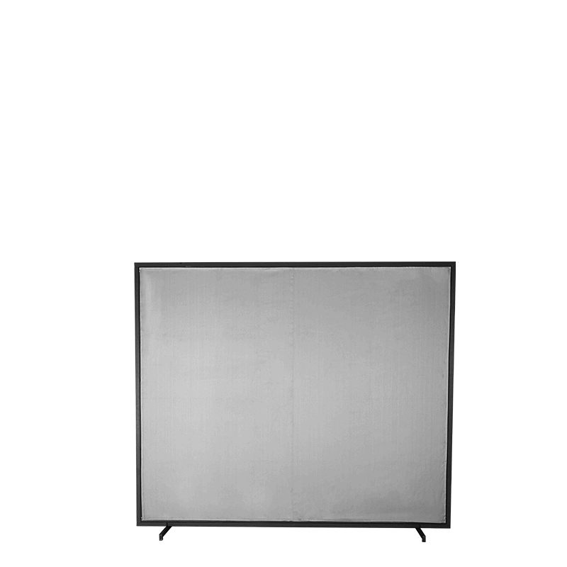 Trennwand grau 260 x 305 cm