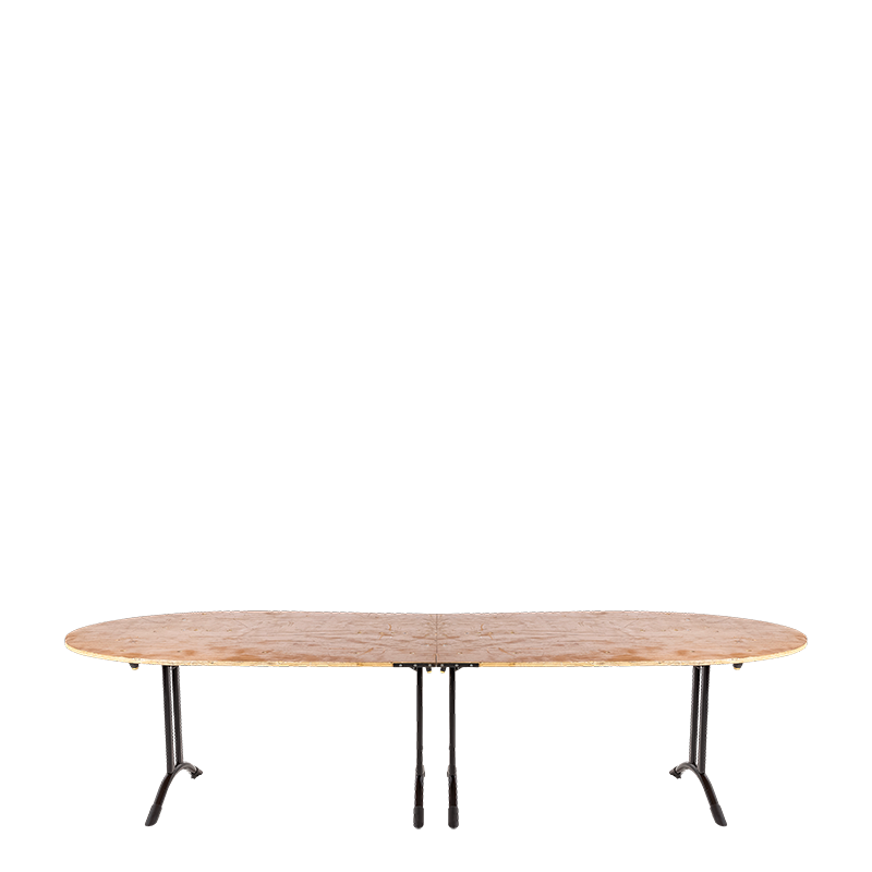 Tisch Oval 130 x 300 cm