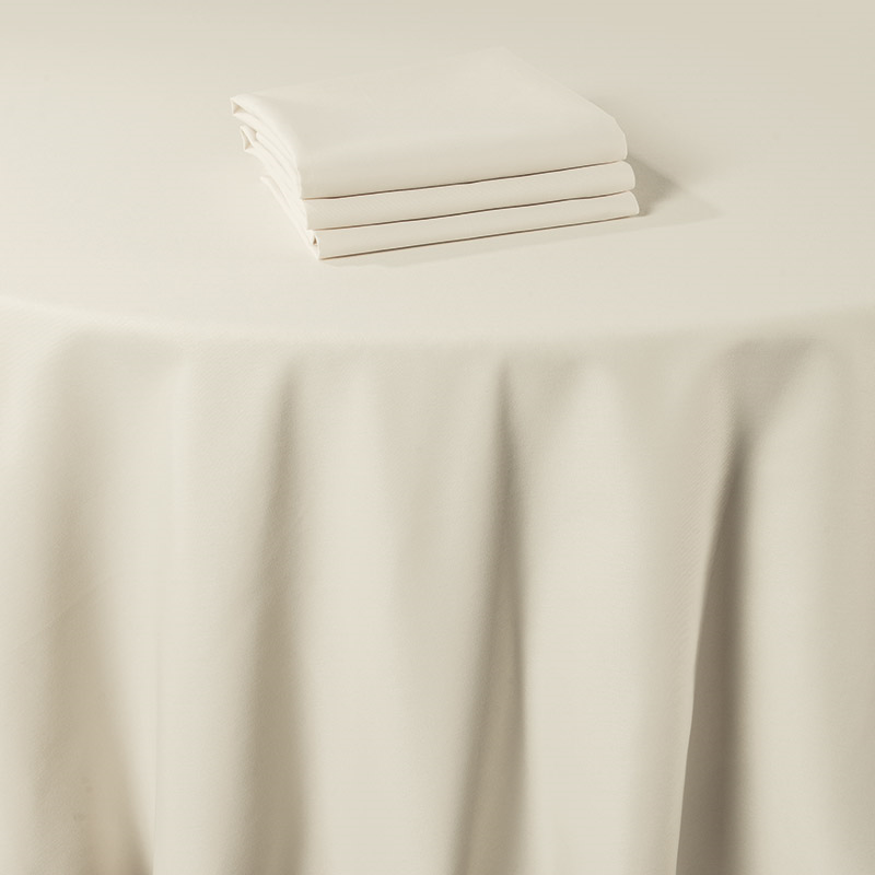 Nappe Marjorie beige 210 x 210 cm ignifugée M1