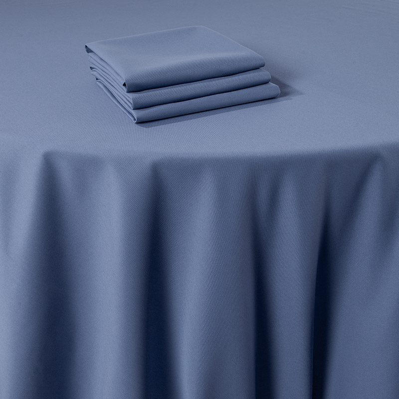 Tischtuch Marjorie blau 290 x 400 cm feuerschutzbehandelt