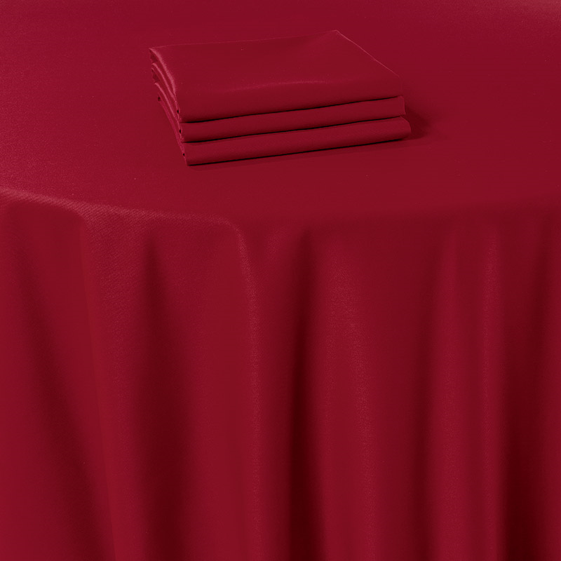 Tischtuch Marjorie rot 290 x 400 cm feuerschutzbehandelt