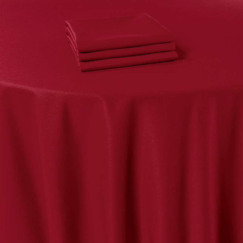 Tischtuch Marjorie rot 290 x 400 cm feuerschutzbehandelt