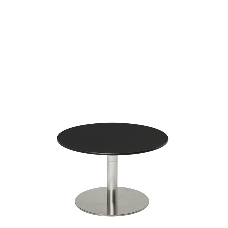 Table basse Hobby noire Ø 60 cm H 40 cm