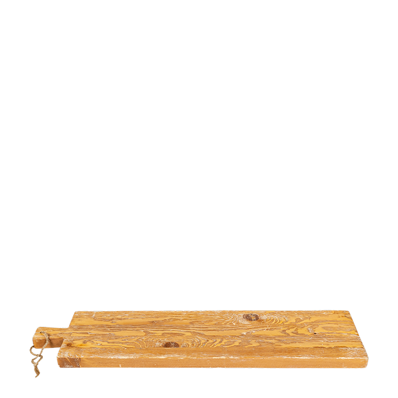Planche de snacking vintage en bois - 92 x 24 cm