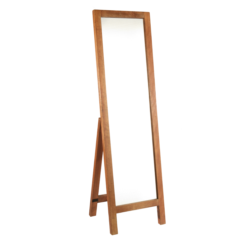 Standspiegel Holz H 160 cm B 45 cm