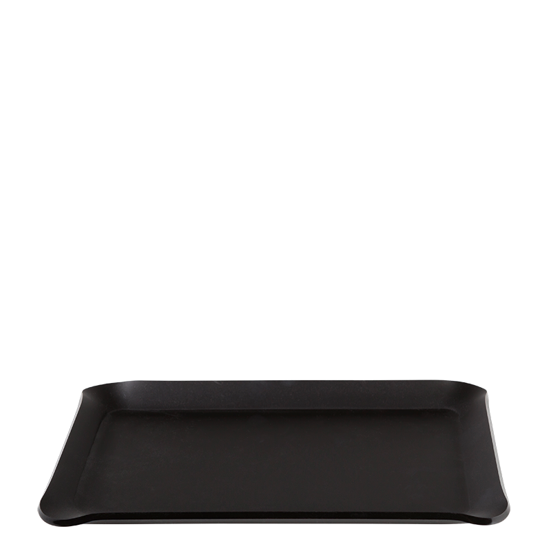 Tablett Soft schwarz 24 x 18 cm