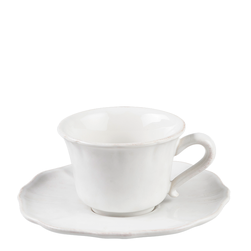 Kaffee-/Teetasse mit Unterteller Romance 20 cl