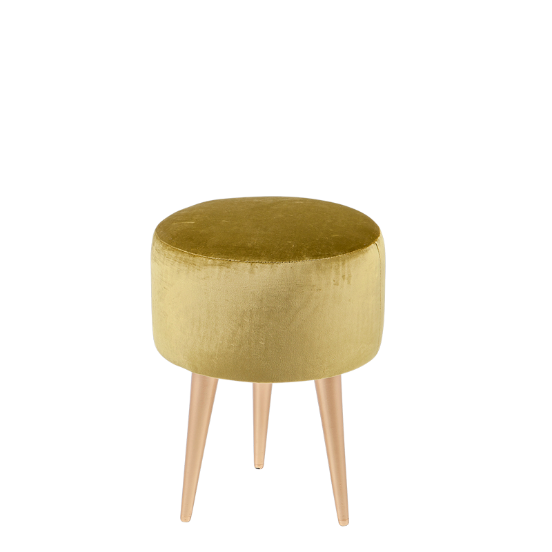 Hocker Juliette grün Ø 35 cm H 44 cm