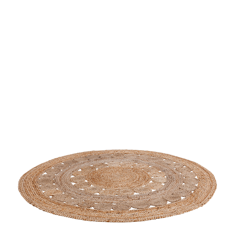 Jute-Teppich Vintage Ø 150 cm