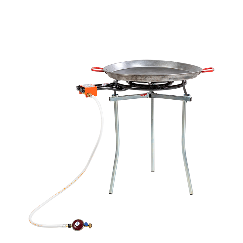Paella Pfanne Ø 70 cm mit Dreifuss (mit Gasflasche geliefert)