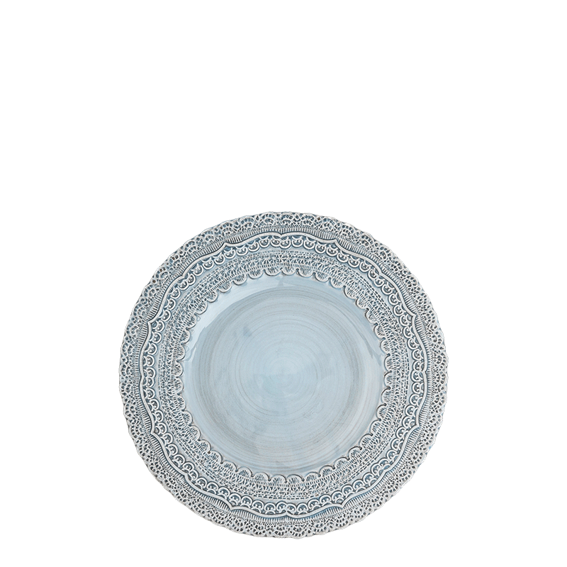 Dessertteller Dentelle Pastellblau Ø 23 cm