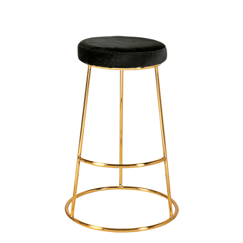 Tabouret Juliette noir H 80 cm