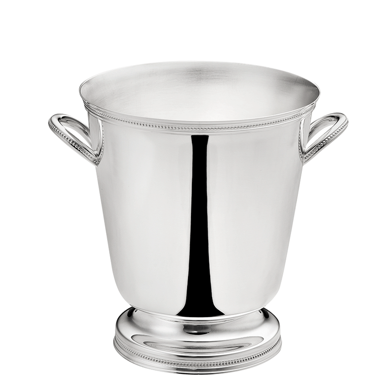 Seau à champagne argent Florence Ø 22 cm H 23 cm