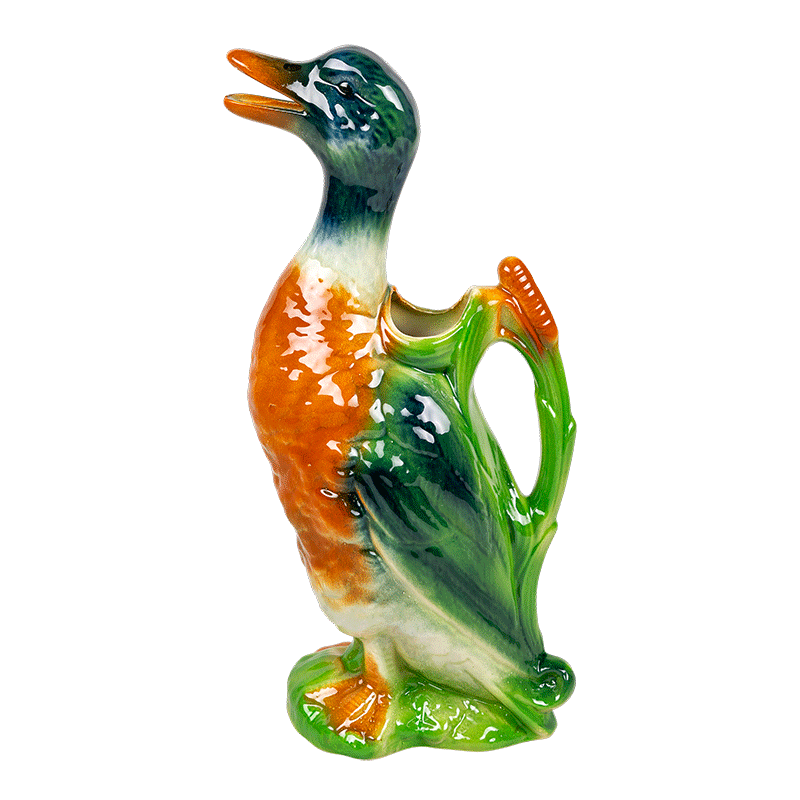 Karaffe Vintage Barbotine Ente