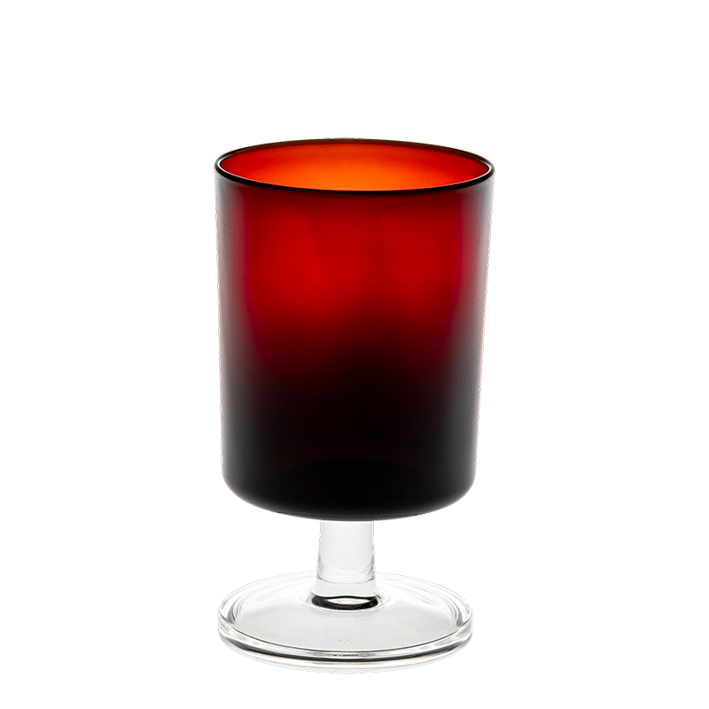 Wasserglas Vintage Schweden rot 15 cl