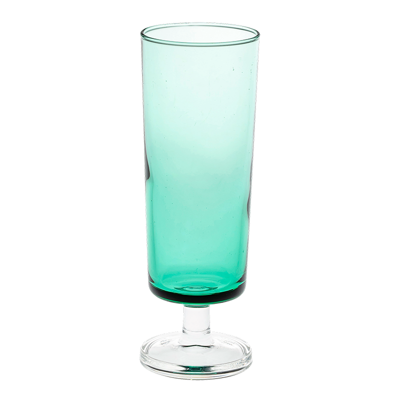 Champagnerglas Vintage Schweden grün 10 cl