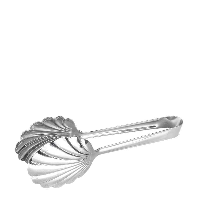 Servierzange Muschel Vintage Inox
