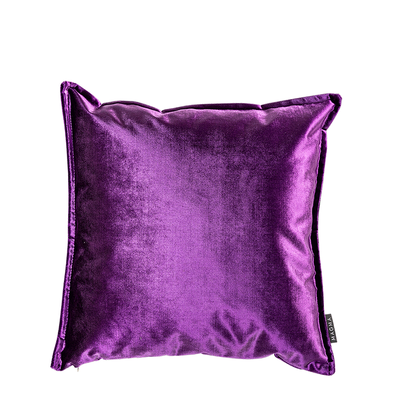 Kissen Shiny violett 40 x 40 cm