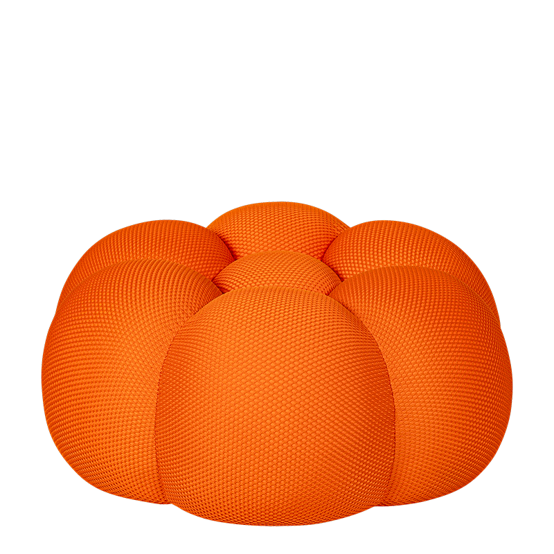 Hocker Cloud orange Ø 80 cm H 37 cm