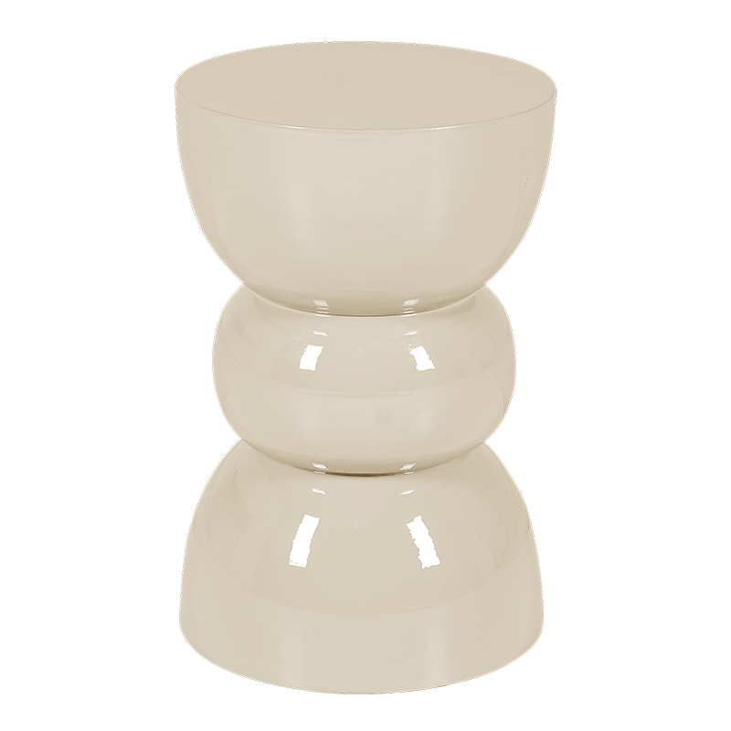 Hocker Totem écru Ø 30 cm H 46 cm