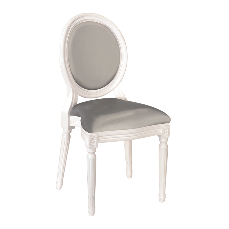Chaise Montaigne structure blanche