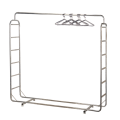 Garderobe H 175 cm, L 200 cm + 50 Kleiderbügel + Nummern