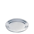 Platte oval Silber 40 x 60 cm