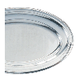 Plat ovale argent 33 x 50 cm