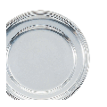 Plat rond argent Ø 35 cm