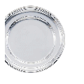 Plat rond inox Ø 35 cm