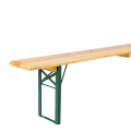 Festbank L 220 T 25 cm H 47