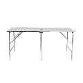 Officetisch klappbar Inox 80 x 200 cm H 90 cm