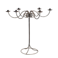 Kerzenleuchter Schmiedeeisen 6-armig Ø 84 cm H 75 cm