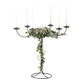 Kerzenleuchter Schmiedeeisen 6-armig Ø 84 cm H 75 cm