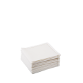 Cocktailservietten aus Stoff weiss 20 x 20 cm (30 Stück)