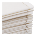 Cocktailservietten aus Stoff weiss 20 x 20 cm (30 Stück)