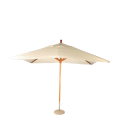 Parasol Louisiane écru 300 x 300 cm + socle granit Ø 50 cm