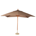 Parasol Louisiane taupe 300 x 300 cm + socle granit Ø 50 cm