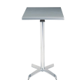 Stehtisch Stahl viereckig  60 x 60 cm H 111 cm